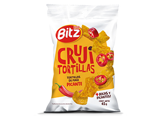 Snack Crujitortillas Picantes Bitz bl 65 g