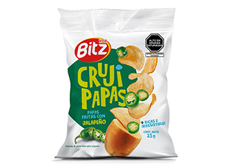 Crujipapas Jalapeño Bitz bl 25g